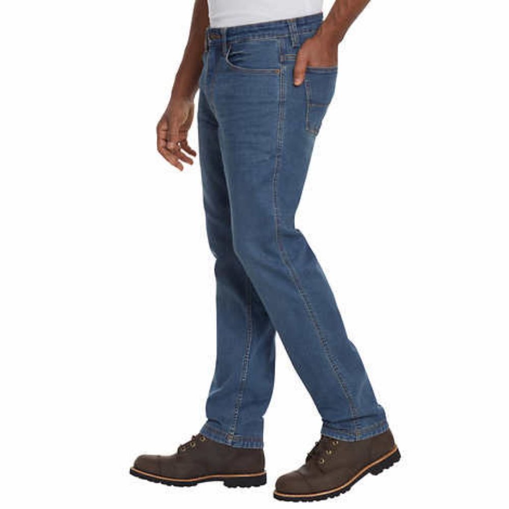NWT 38 x 34 New Kirkland Signature Men’s Comfort Stretch Blue Jeans